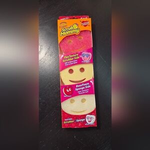 Scrub Mommy Daddy Valentines Sponge Set - Pink, Yellow, White